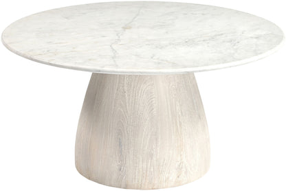 Liona - Marble And Mango Wood Table