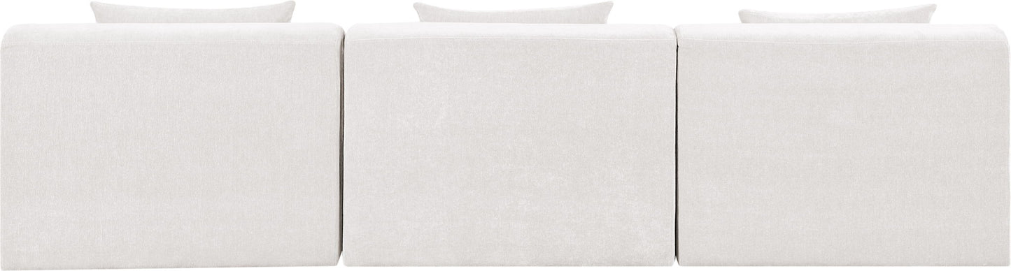 Stellar - 3 Piece 114" Upholstered Modular Armless Sofa