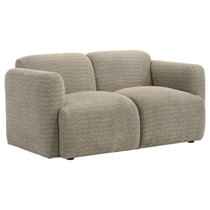 Dorset - Fabric Upholstered Round Track Arm Loveseat
