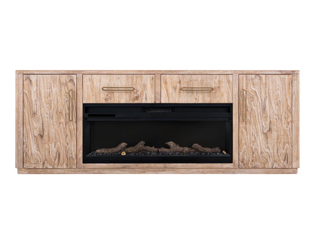 Balam - 2 Drawer & 2 Door Electric Fireplace