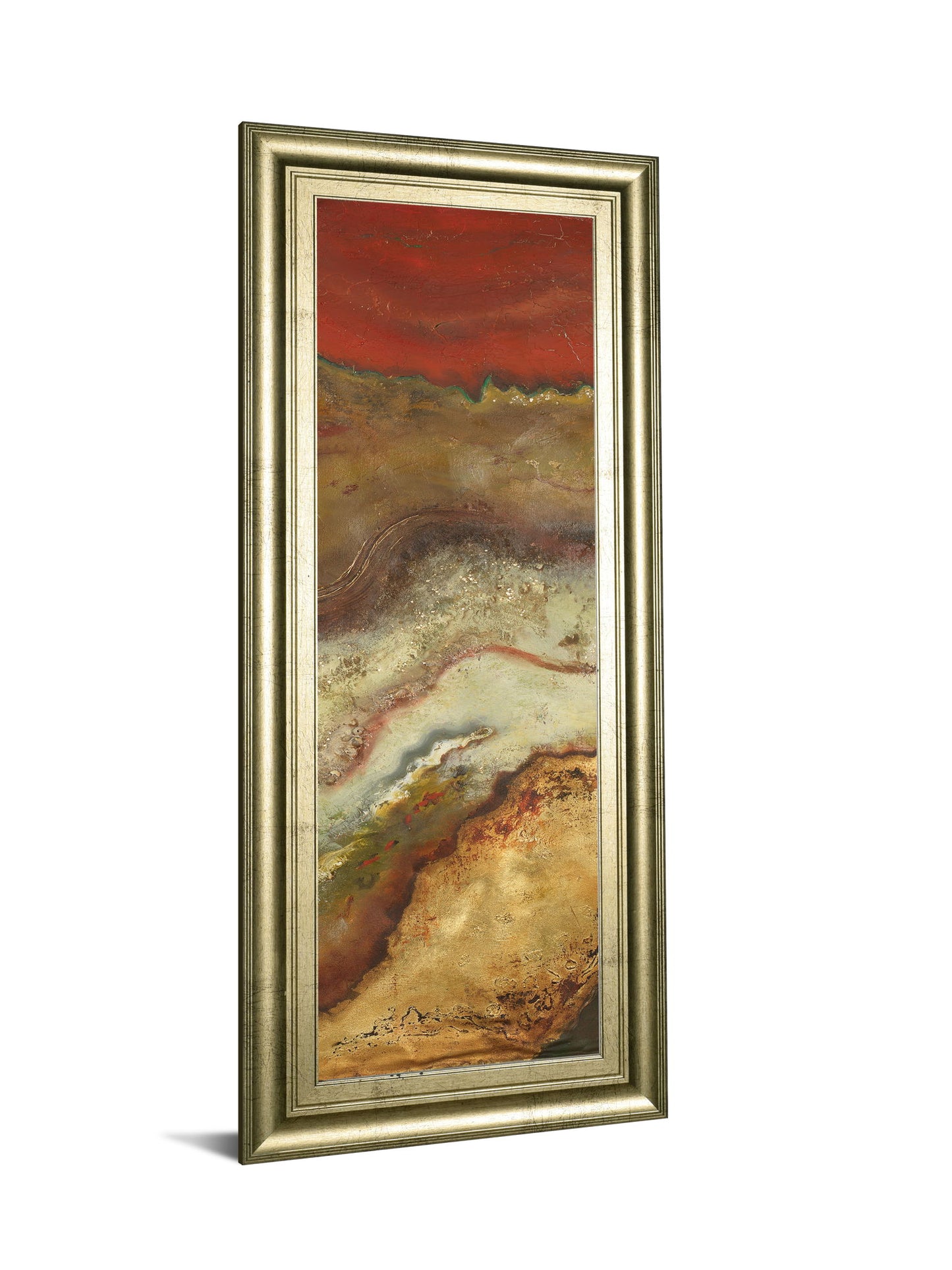 Tierra Panel Il By Patricia Pinto - Framed Print Wall Art - Light Brown