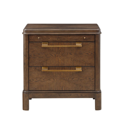 Milan - Nightstand - Dark Brown