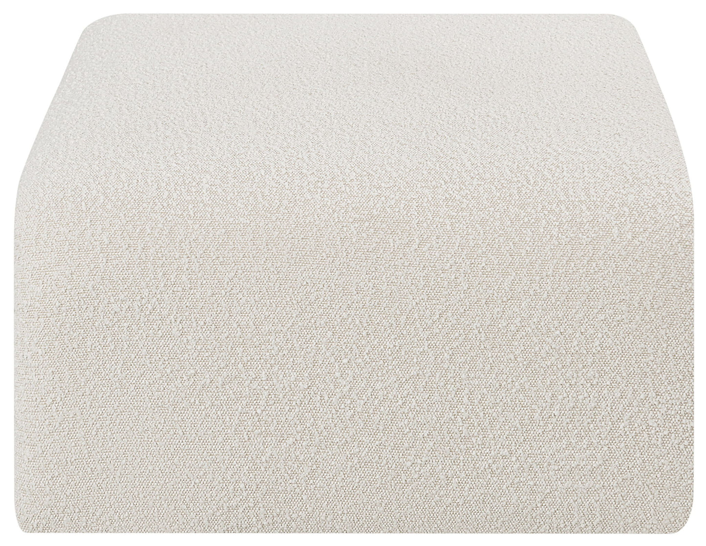 Arc - Boucle Fabric Ottoman