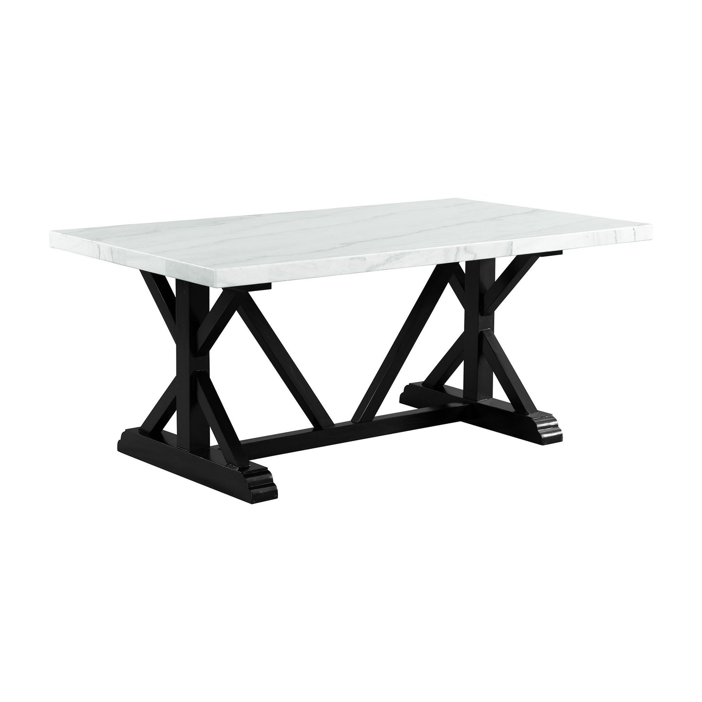 Toscana - Mesa de comedor con altura de encimera de mármol