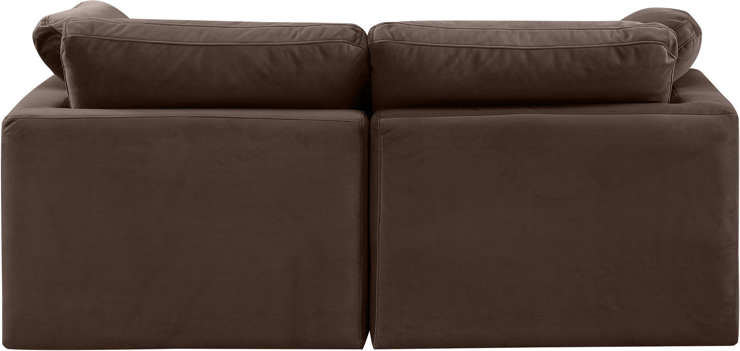 Indulge - Velvet 2 Seat Modular Sofa