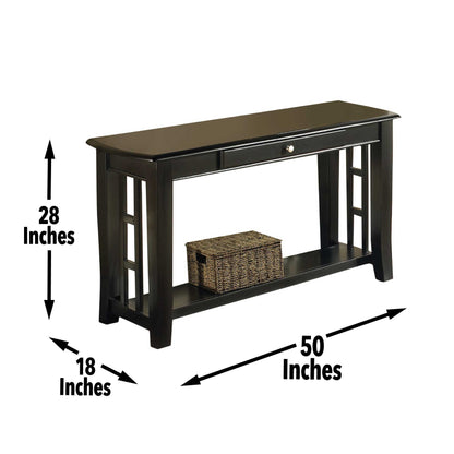 Cassidy - Sofa Table - Black