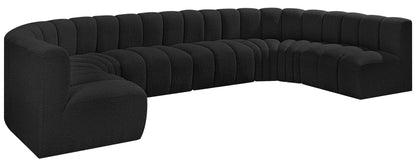 Arc - Boucle Fabric 8 Piece Modular Sofa