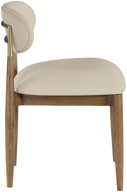 Riccio - Side Chair (Set of 2) - Walnut Frame