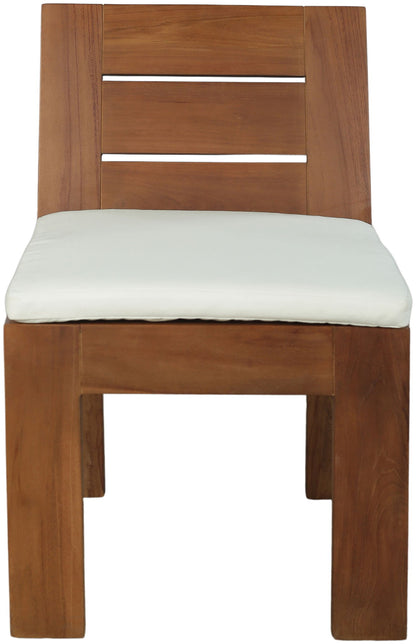 Mirella - Water Resistant Fabric Upholstered Outdoor Patio Dining Side Chair