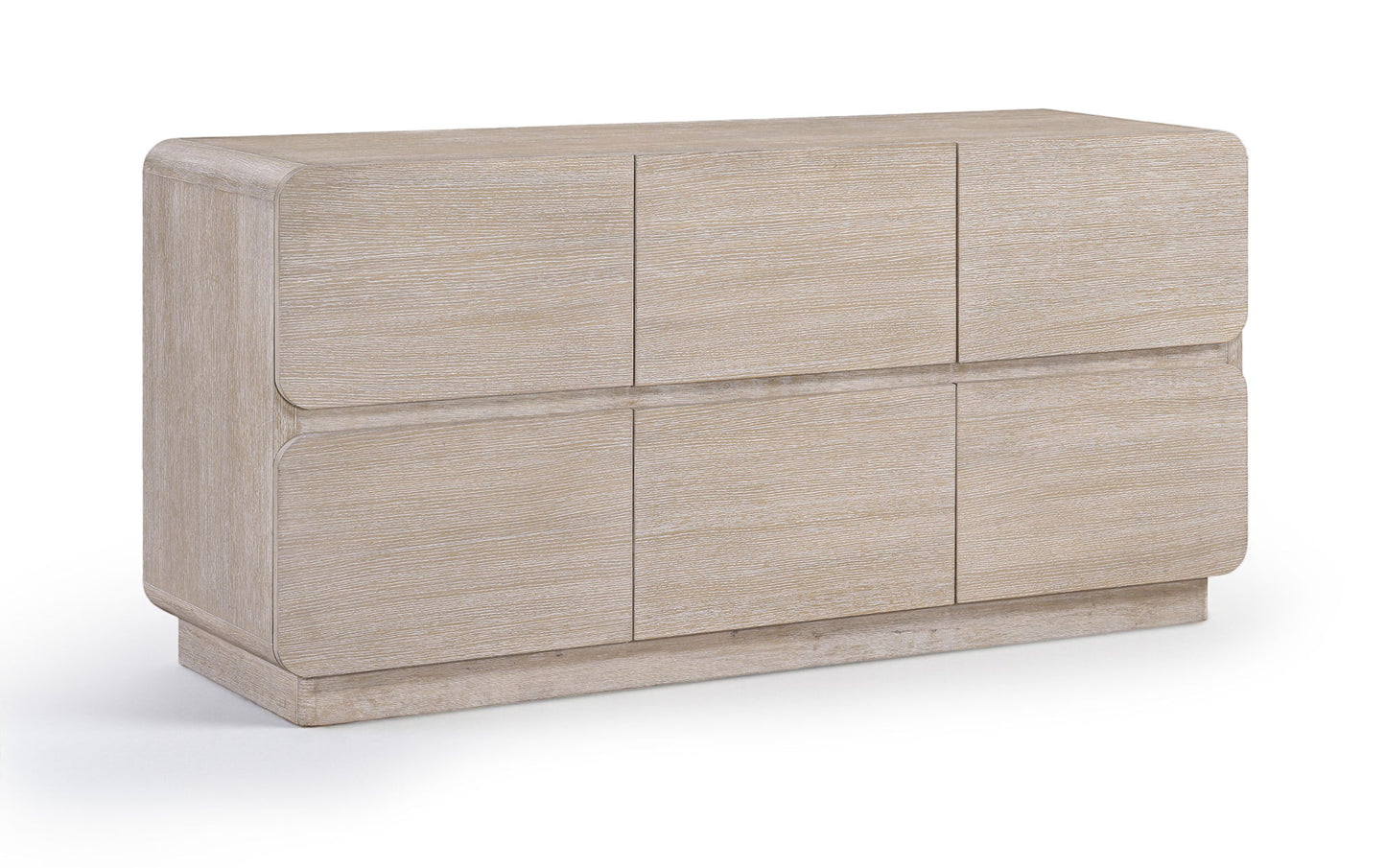 Adagio - Solid Wood And Oak Veneer Dresser - Natural