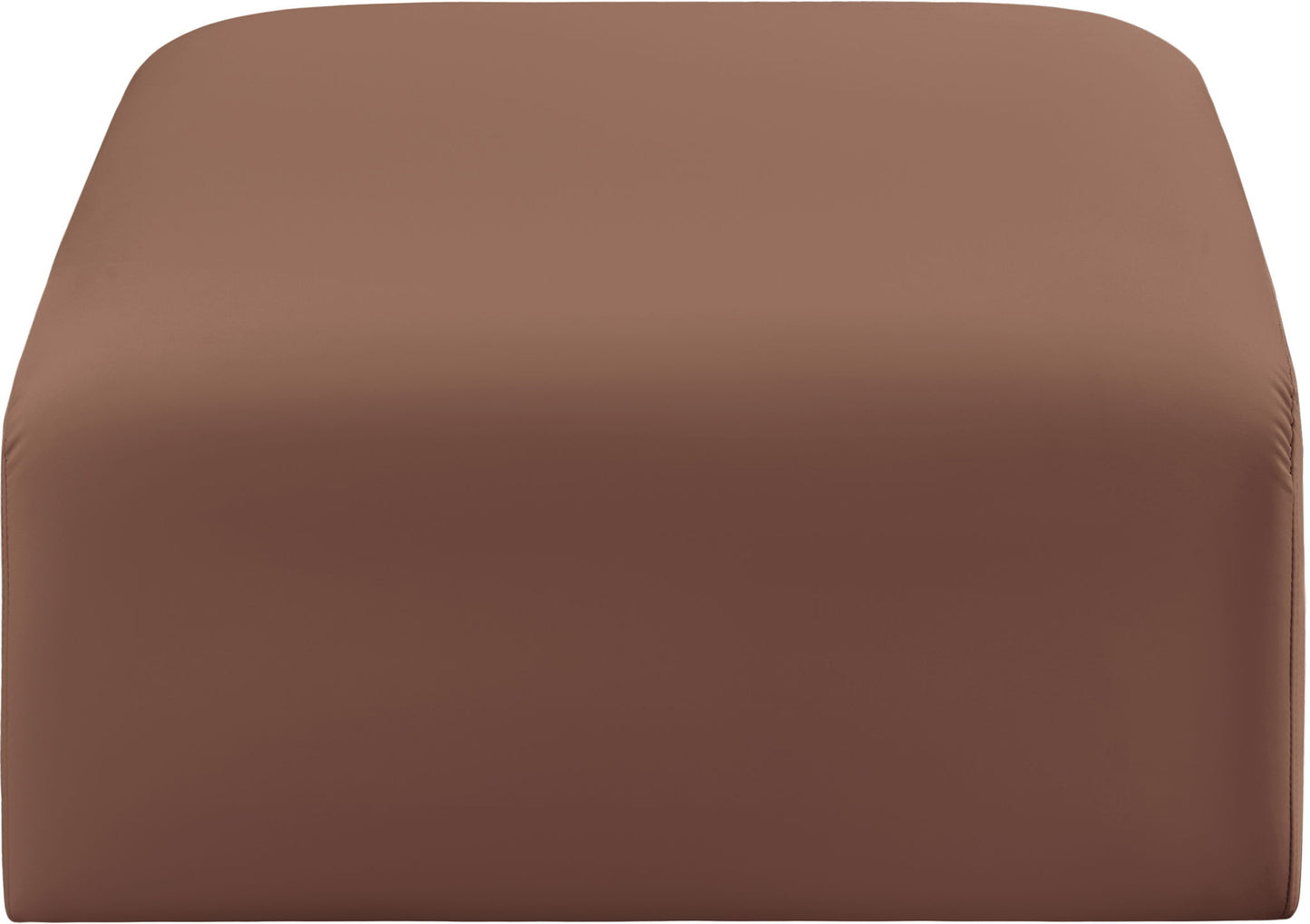 Arc - Faux Leather Ottoman
