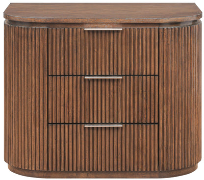 Astrid - Solid Wood And Oak Veneer Nightstand