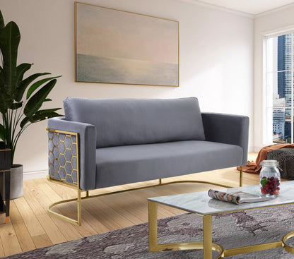 Casa - Sofa with Gold Legs