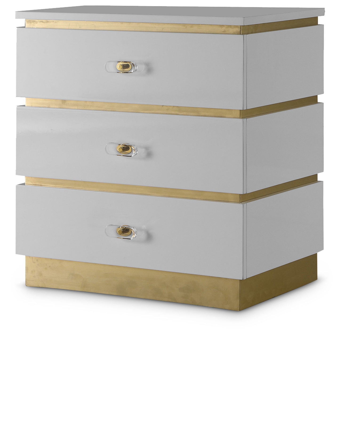 Esme - Side Table - White Lacquer