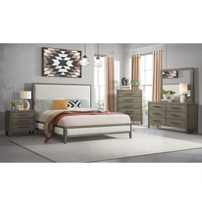 Versailles Contemporary - 6-Drawer Dresser & Mirror Set