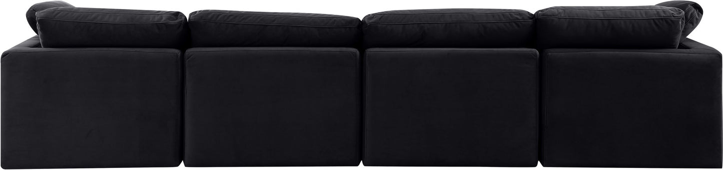 Indulge - Velvet 4 Seat Modular Sofa
