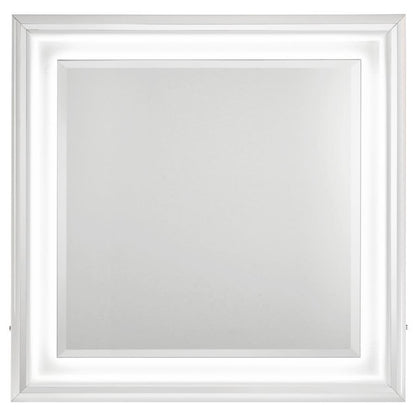 Cassia - Dresser Mirror - White High Gloss