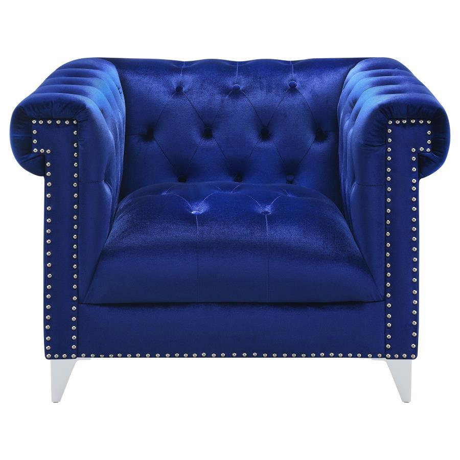 Bleker - Sillón capitoné de esmoquin - Azul