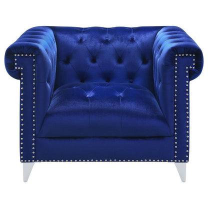 Bleker - Sillón capitoné de esmoquin - Azul