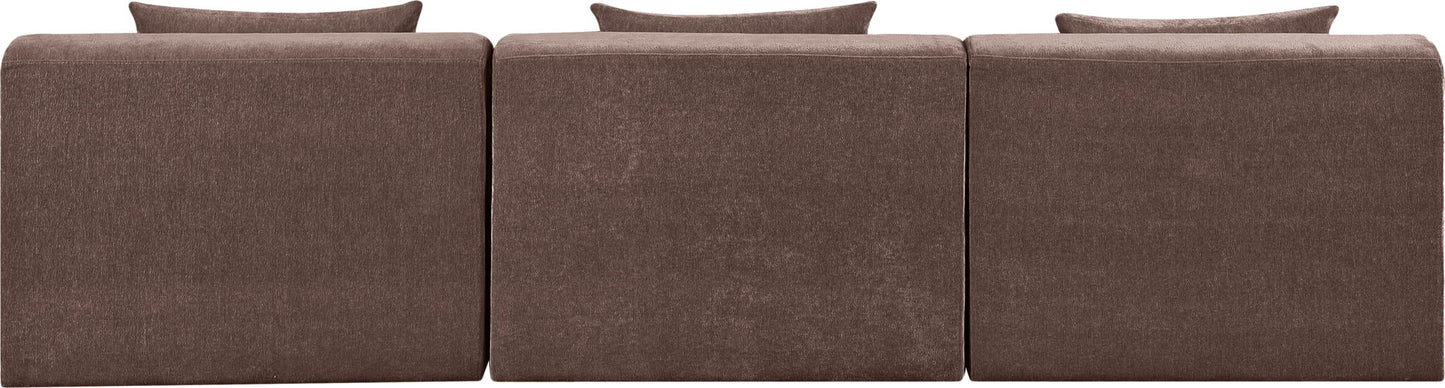 Stellar - 3 Piece 114" Upholstered Modular Armless Sofa