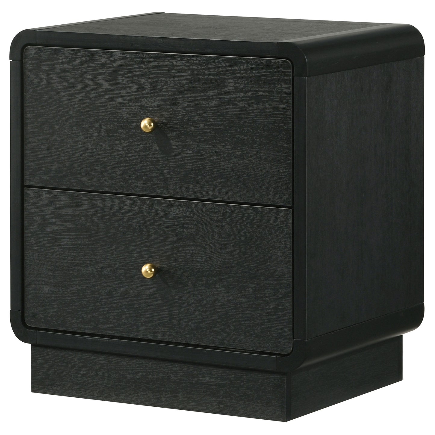 Cavelle - 2-Drawer Nightstand Bedside Table - Black