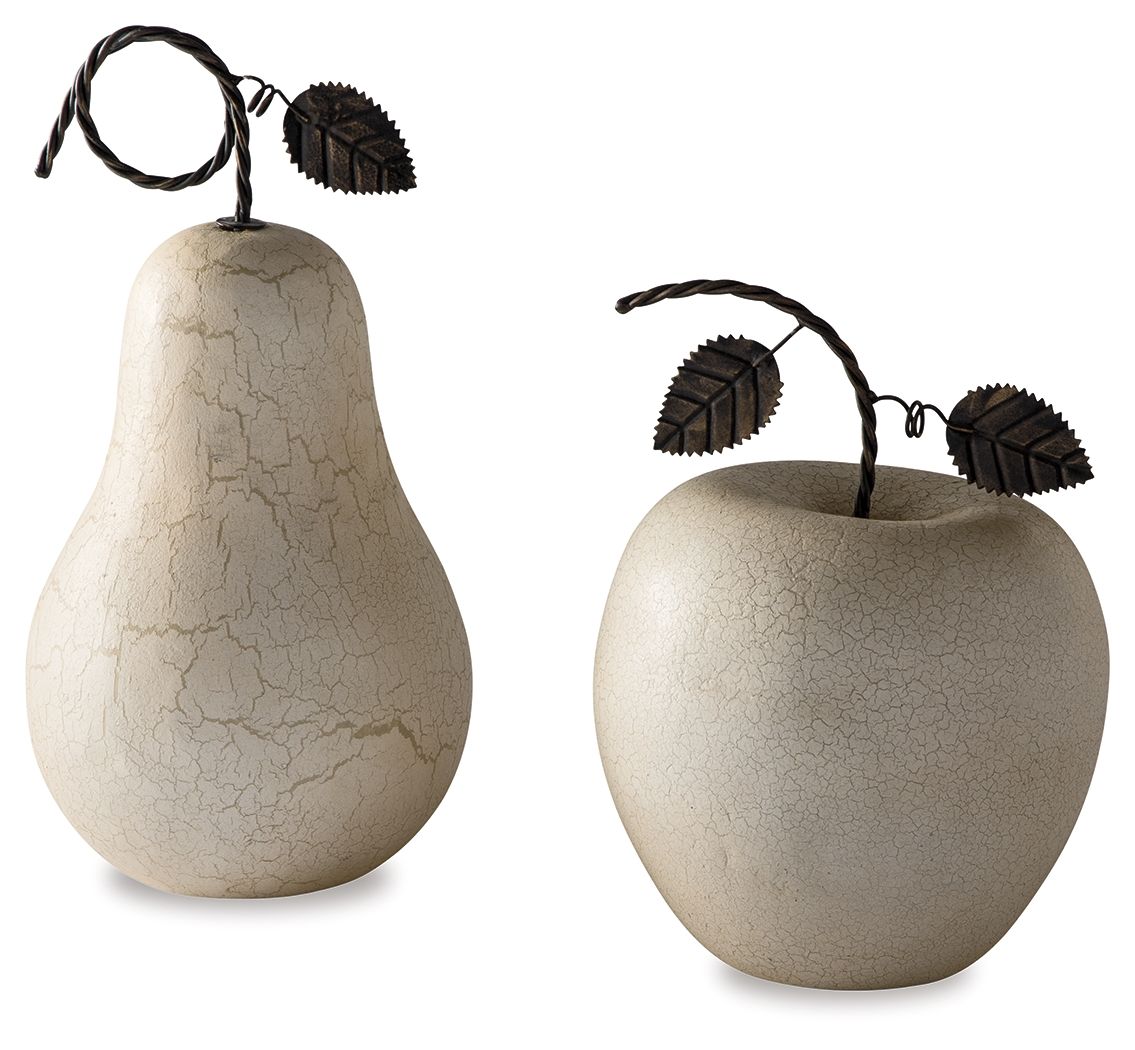 Bidelia - Blanco Antiguo - Conjunto de Esculturas (Juego de 2)