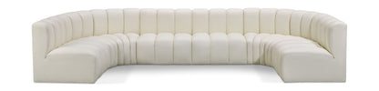 Arc - Faux Leather Modular U-Shaped Sectional