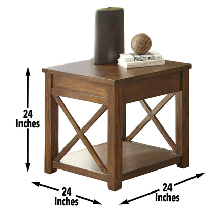 Lenka - End Table - Brown