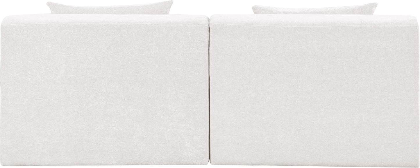 Stellar - 2 Piece 76" Upholstered Modular Armless Loveseat