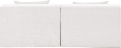 Stellar - 2 Piece 76" Upholstered Modular Armless Loveseat