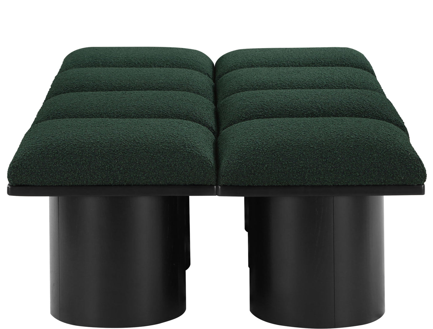 Pavilion - 8 Piece Modular Bench With Black Base