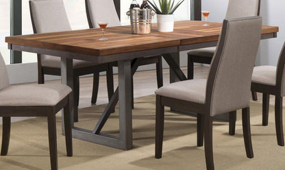 Spring Creek - Mesa de comedor con hoja extensible - Nogal natural