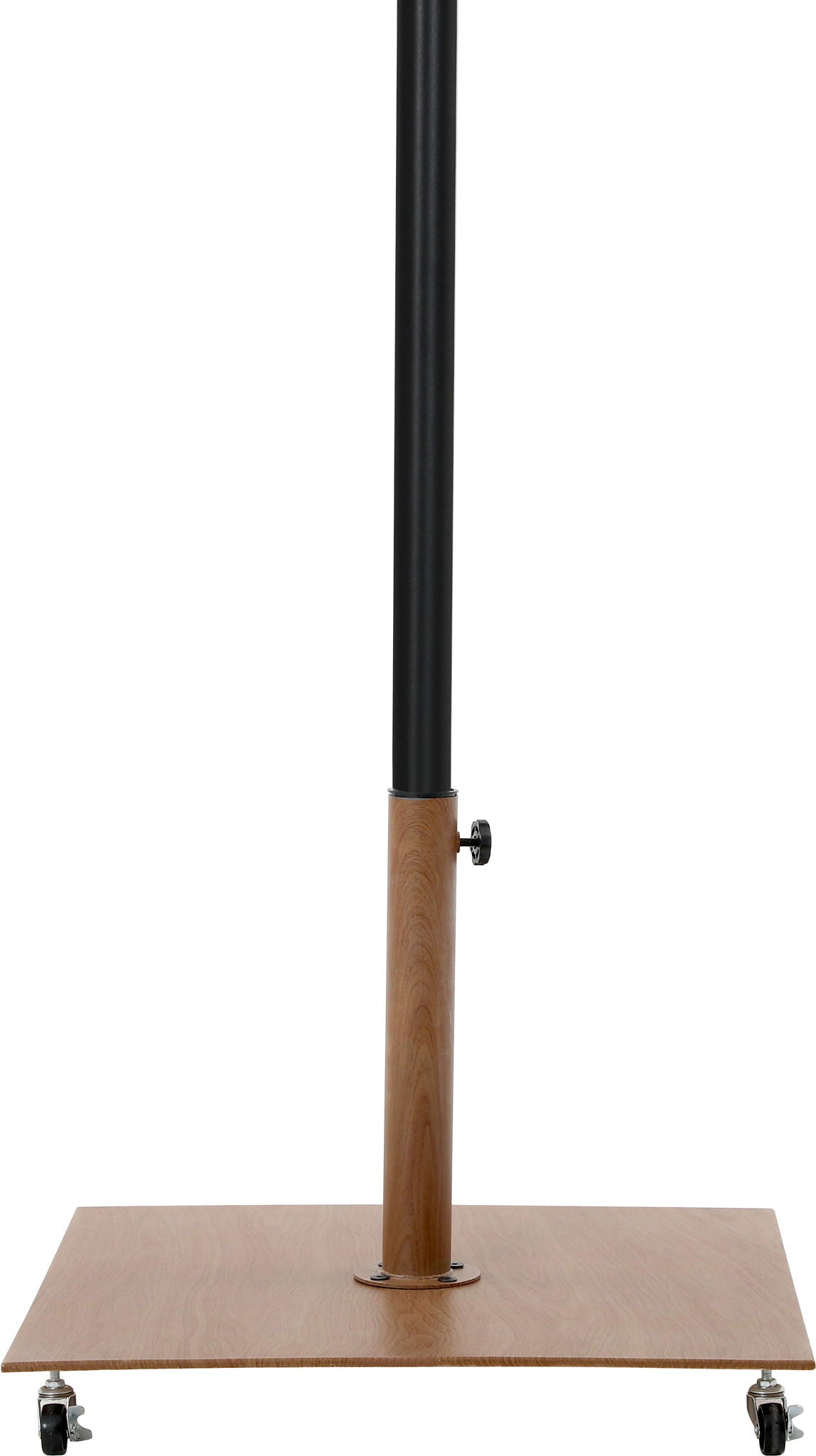 Amalfi - Aluminum Patio Umbrella - Light Brown Base / Black Pole