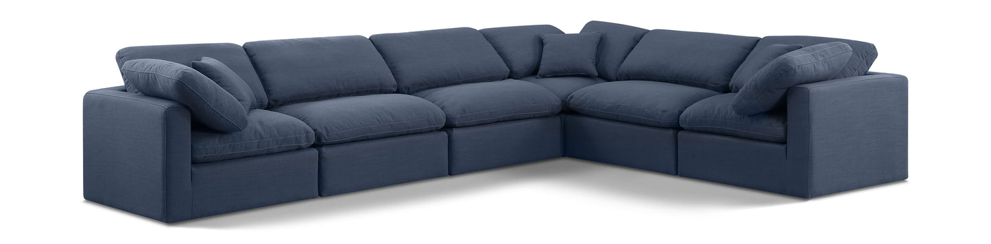Indulge - Linen 6 Piece Modular Corner Sectional