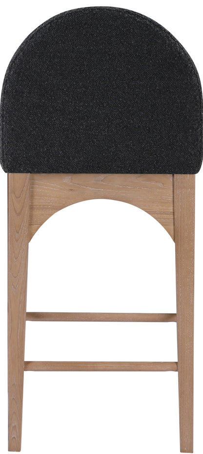 Waldorf - Boucle Stool With Natural Legs