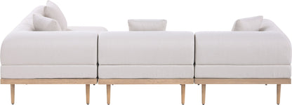 Laguna - 4 Piece 106.5" Upholstered Outdoor Patio Modular Sectional