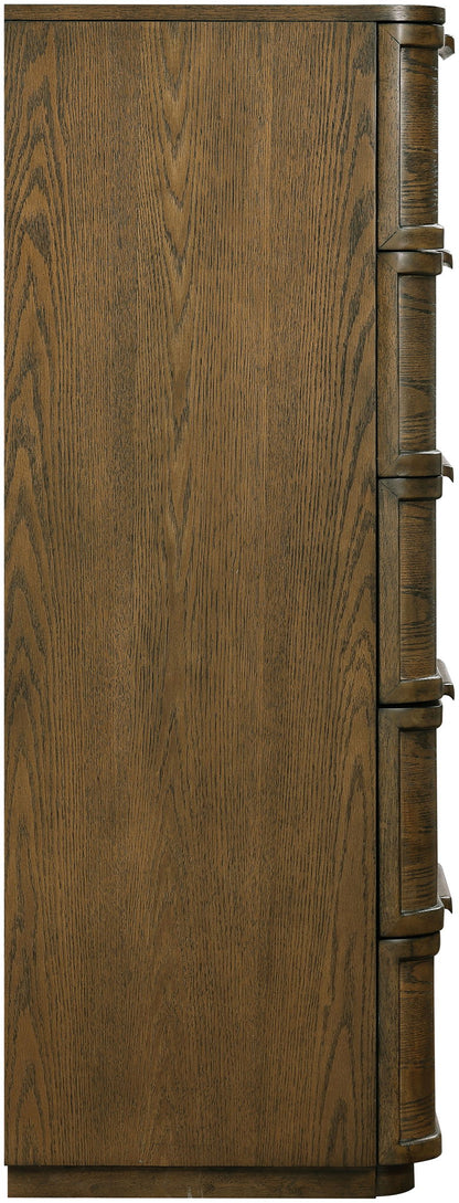 Tiberio - Oak Veneer And Solid Wood Chest