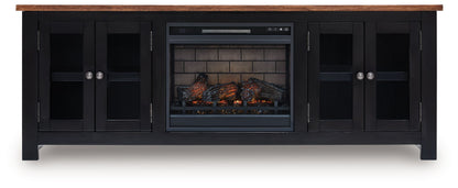 Wildenauer - 76" TV Stand With Electric Fireplace