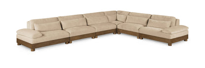 Turin - Fabric Upholstered 6 Piece Modular Sectional