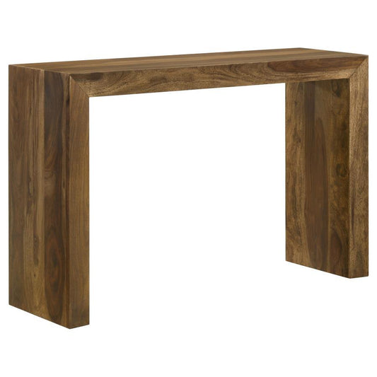 Odilia - Mesa de sofá rectangular de madera maciza - Auburn