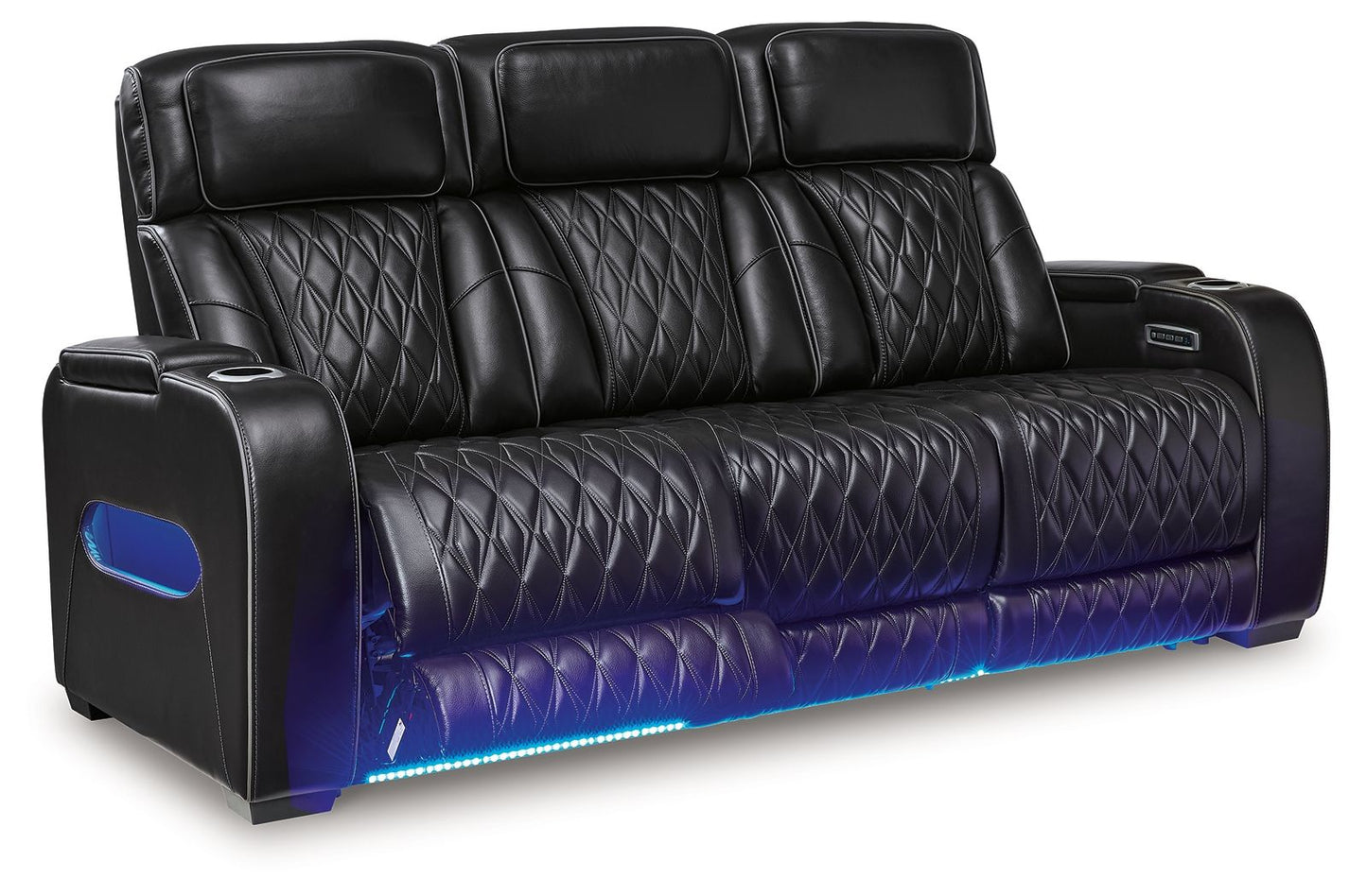 Boyington - Negro - 2 piezas. - Sofá y loveseat reclinables eléctricos