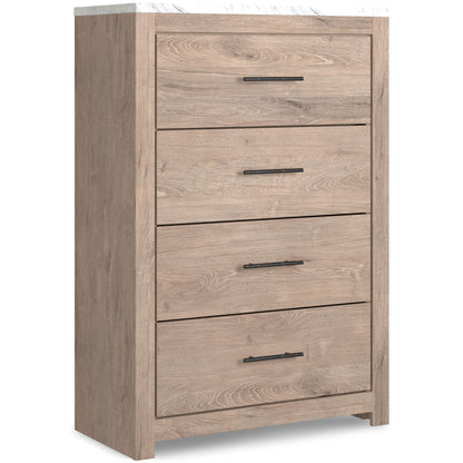 Senniberg - Light Brown - Four Drawer Chest