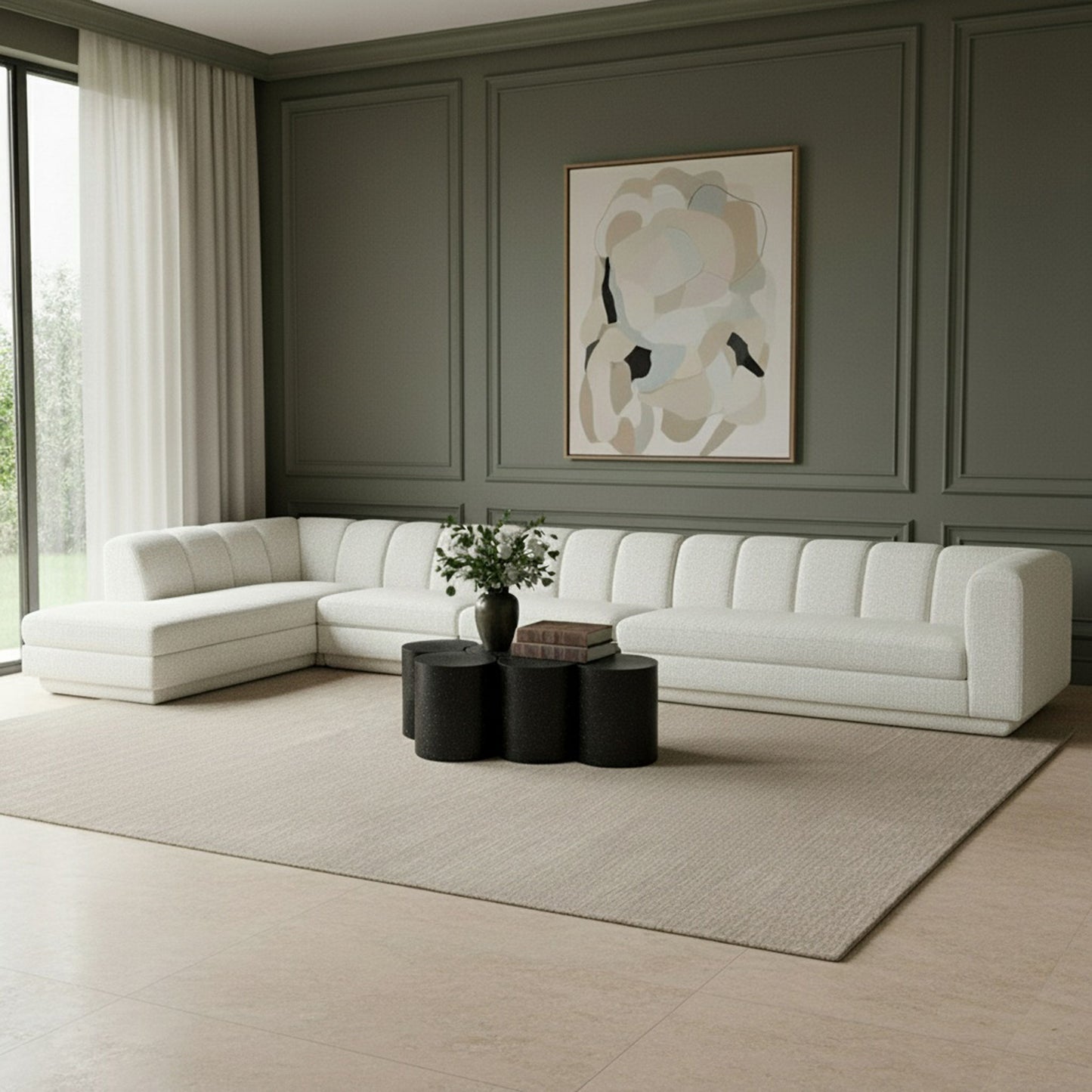 Modari - Sectional - Cream