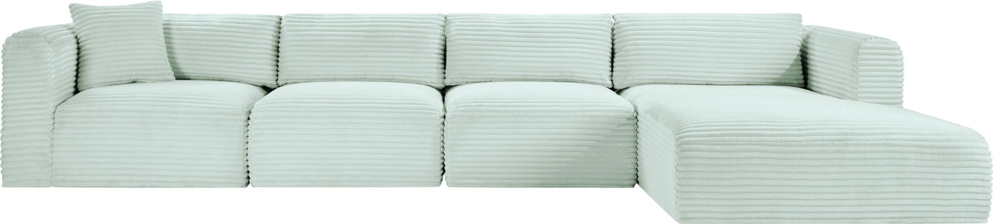 Shaggy - 4 Piece Modular Sectional