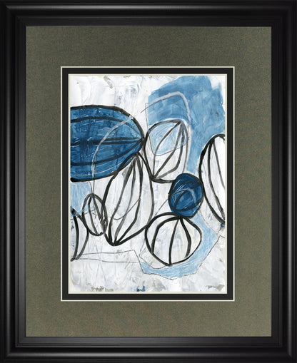 Lanterns II By June Erica Vess - Blue
