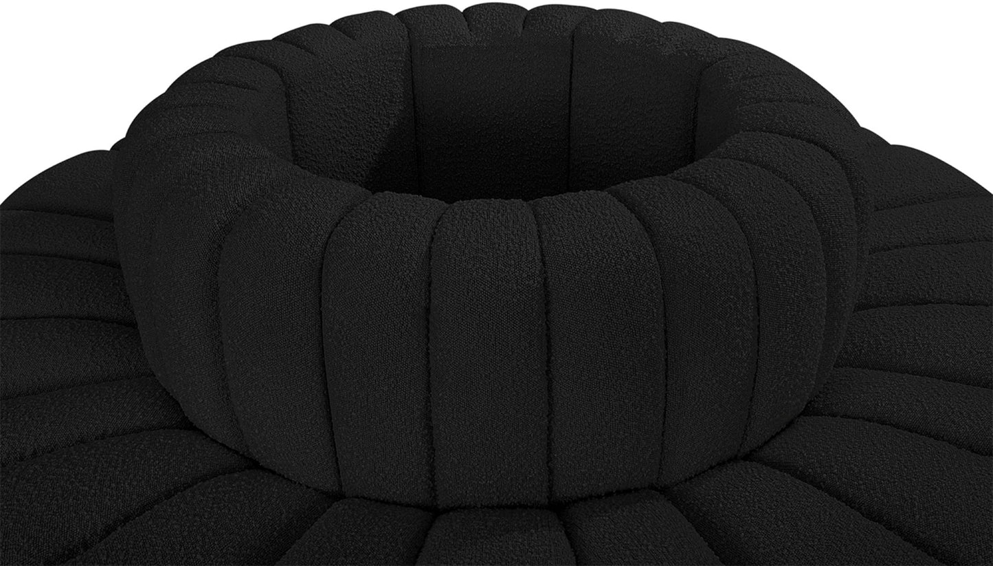Arc - Boucle Fabric 8 Piece Round Modular Sofa