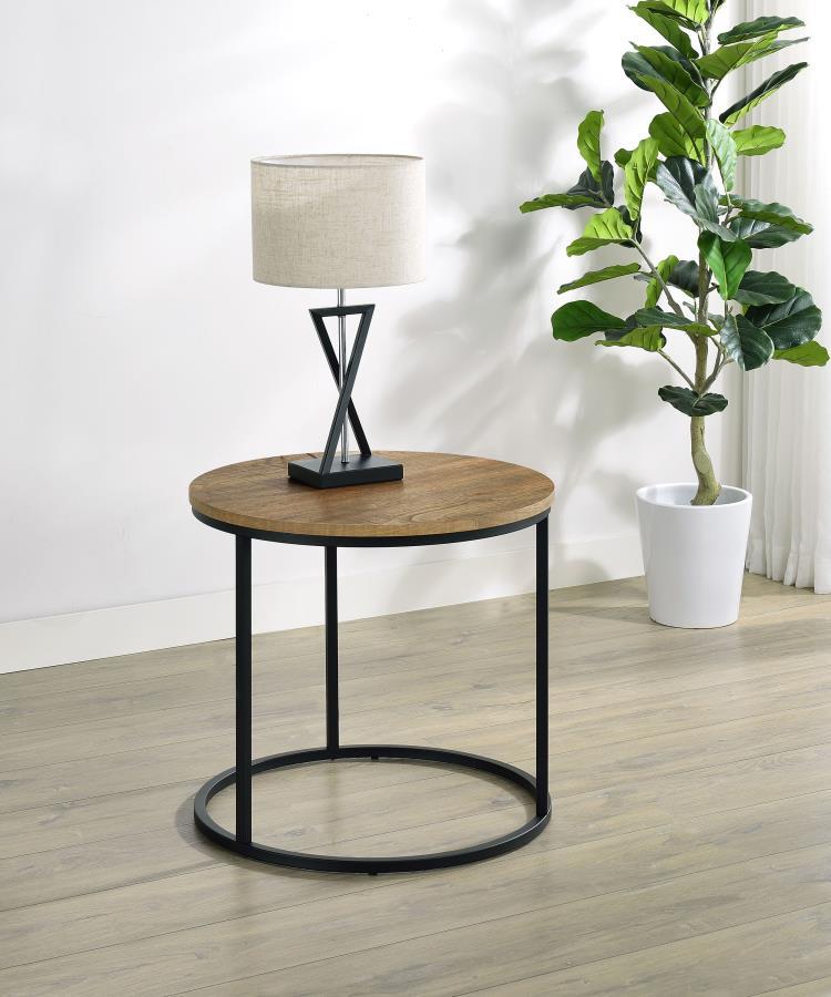 Lainey - Round Occasional Side End Table - Mango