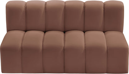 Arc - Faux Leather 2 Seats Modular Sofa