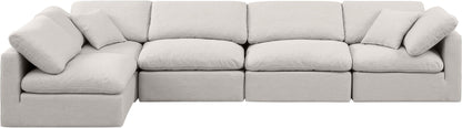 Indulge - Linen 5 Piece Modular Sectional