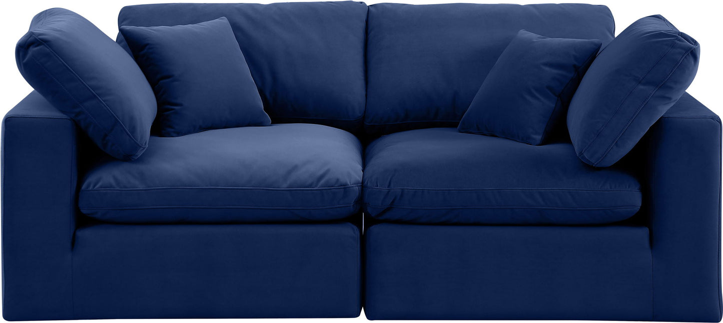 Comfy - Velvet Modular Sofa 2 Seats